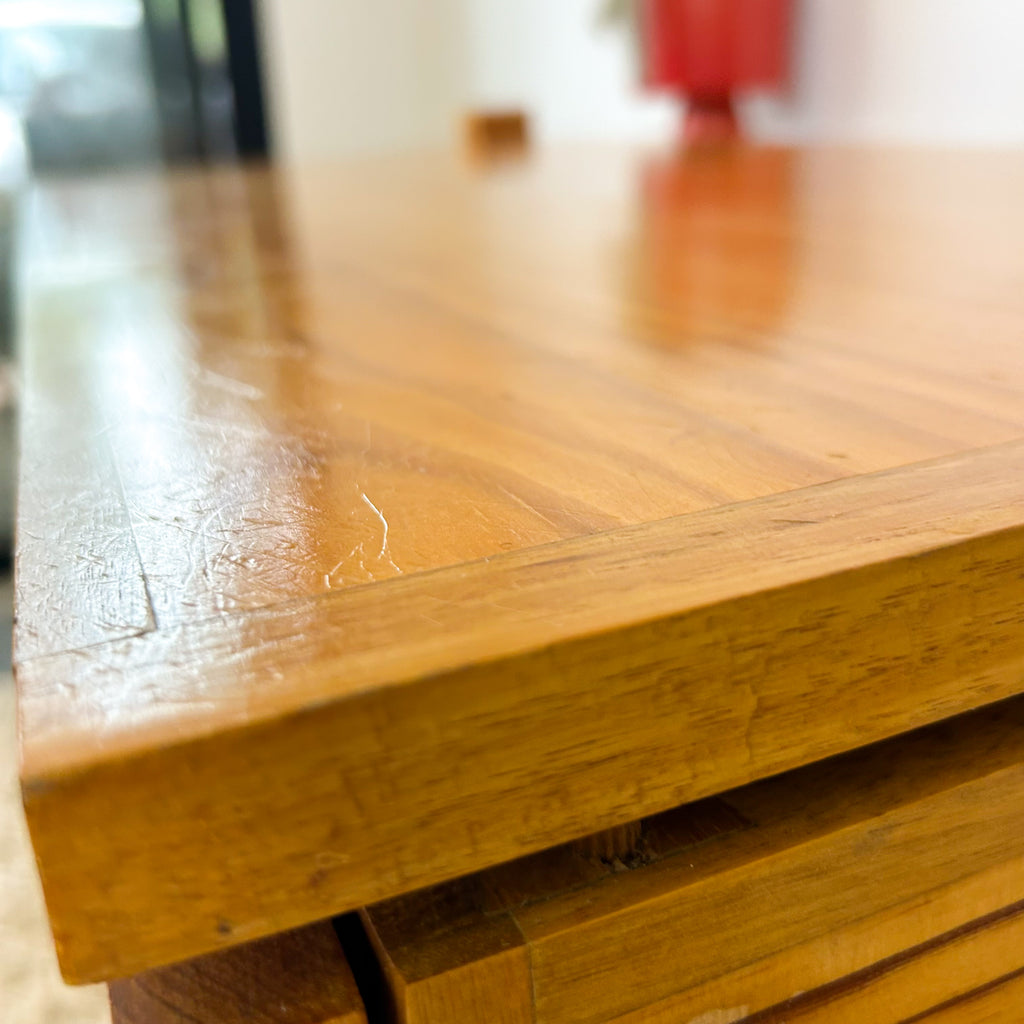 PINE PEDESTAL DESK - HEY JUDE WORKSHOP • Vintage furniture & objects Melbourne