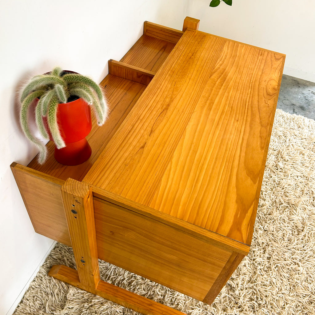 PINE PEDESTAL DESK - HEY JUDE WORKSHOP • Vintage furniture & objects Melbourne