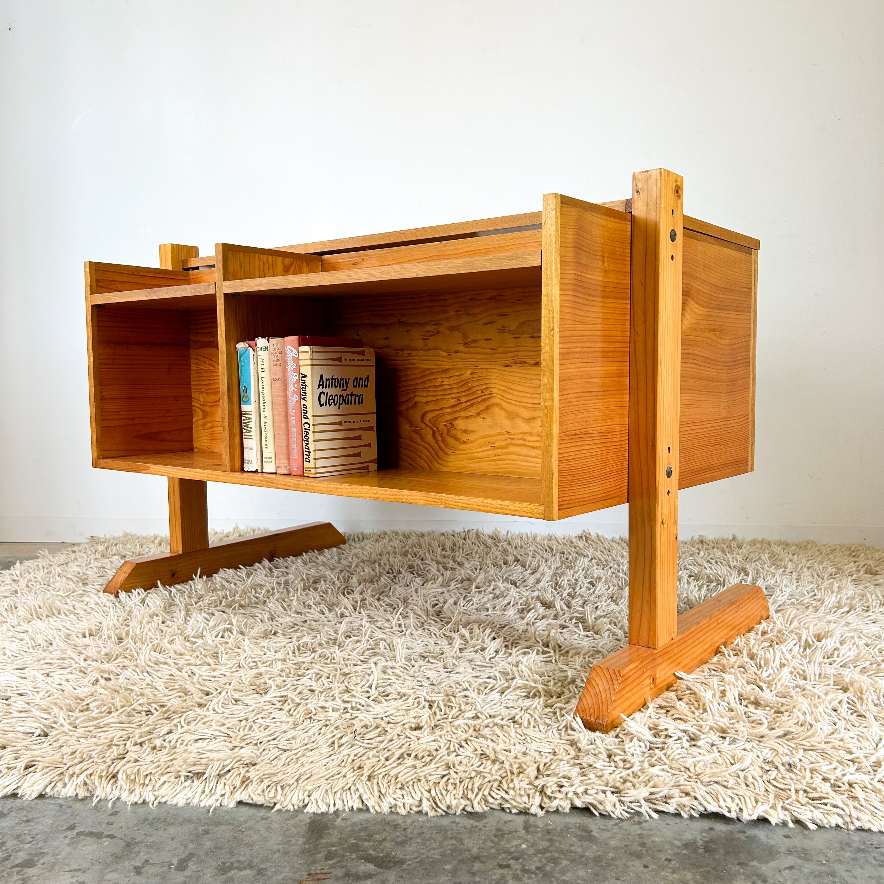 PINE PEDESTAL DESK - HEY JUDE WORKSHOP • Vintage furniture & objects Melbourne