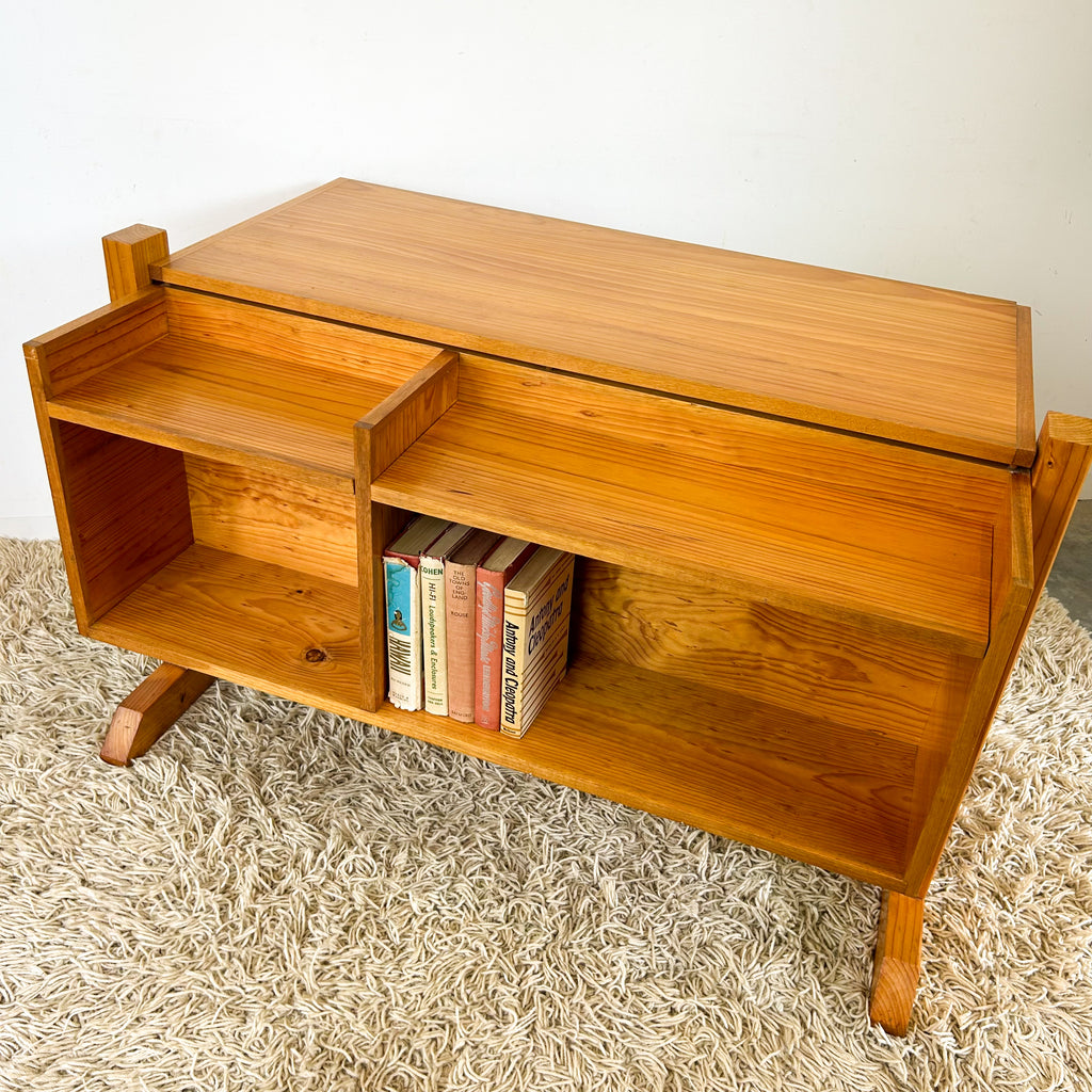 PINE PEDESTAL DESK - HEY JUDE WORKSHOP • Vintage furniture & objects Melbourne