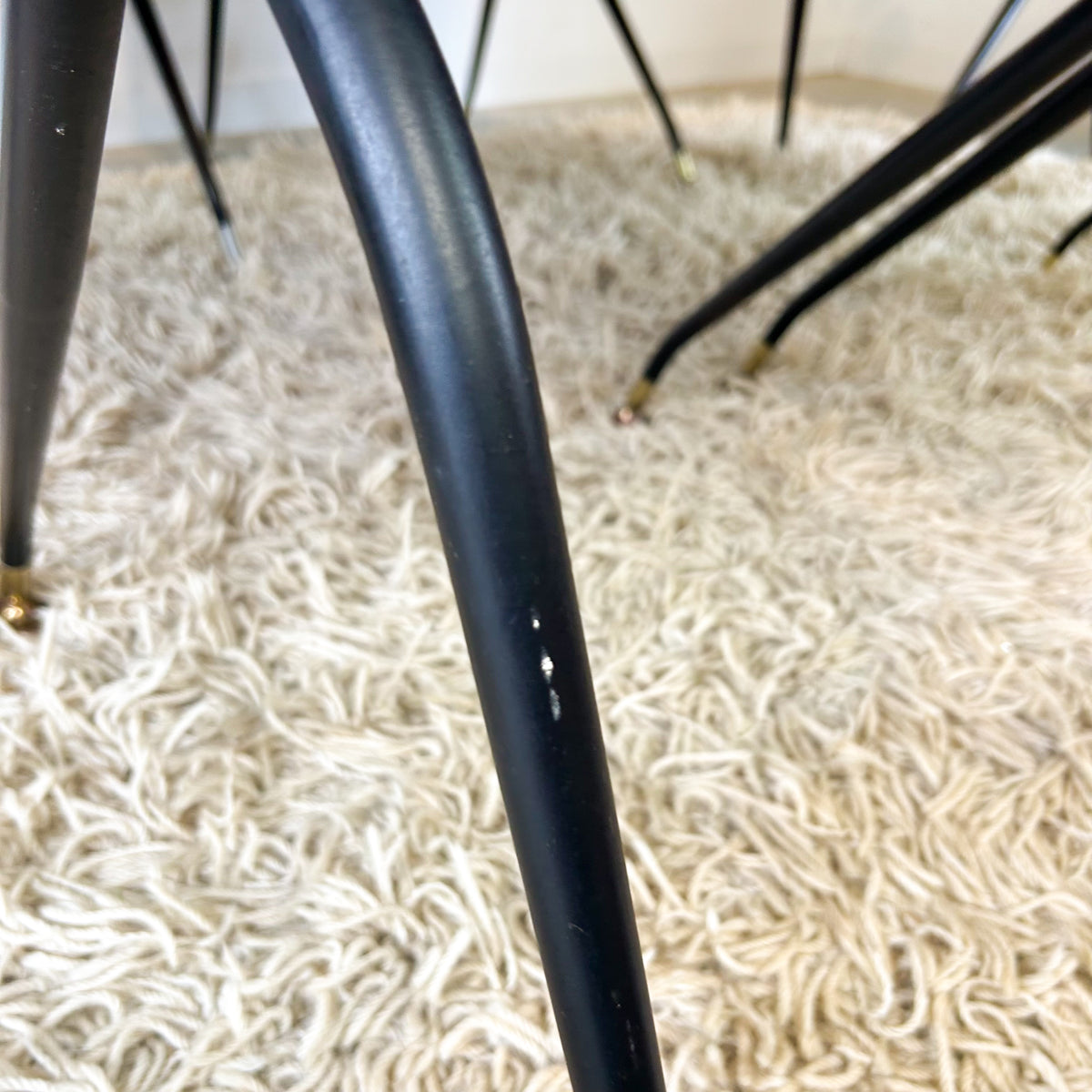 LAMINATE EXTENSION DINING TABLE & CHAIRS - HEY JUDE WORKSHOP • Vintage furniture & objects Melbourne