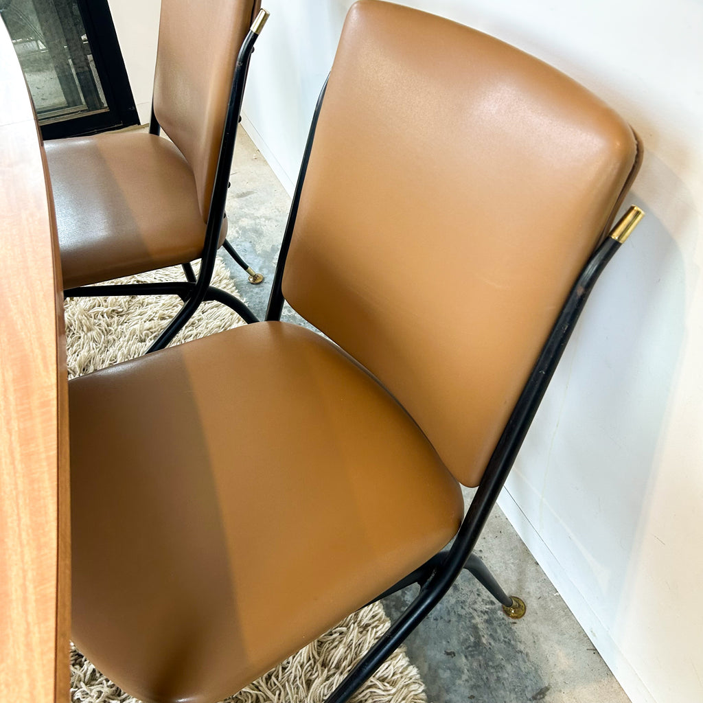 LAMINATE EXTENSION DINING TABLE & CHAIRS - HEY JUDE WORKSHOP • Vintage furniture & objects Melbourne