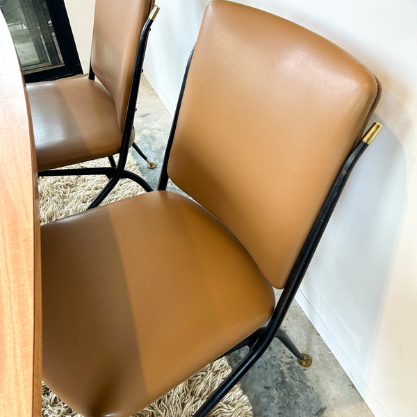 LAMINATE EXTENSION DINING TABLE & CHAIRS - HEY JUDE WORKSHOP • Vintage furniture & objects Melbourne