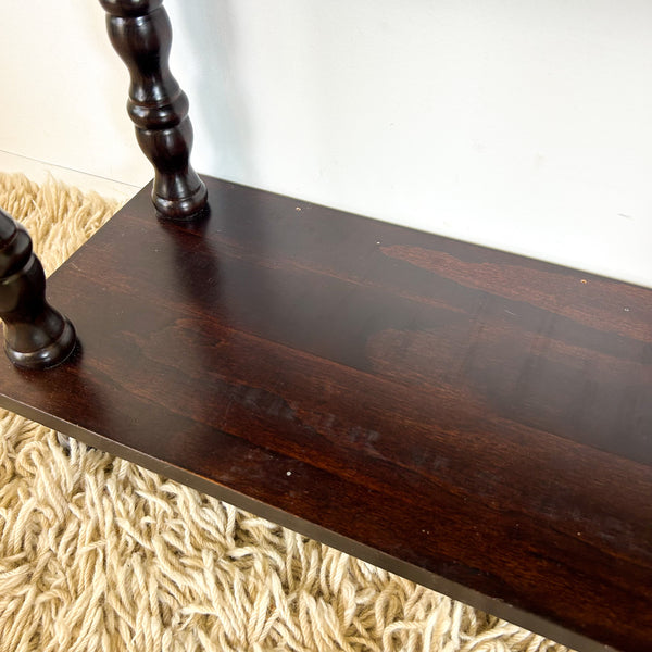 BOOKSHELF WITH BOBBIN LEGS