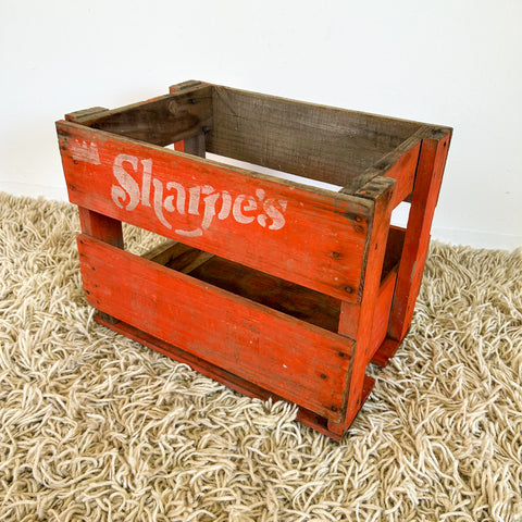 SHARPE'S WOODEN CRATE
