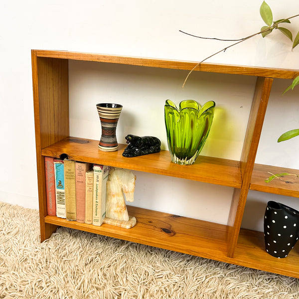 LOW PINE BOOKCASE