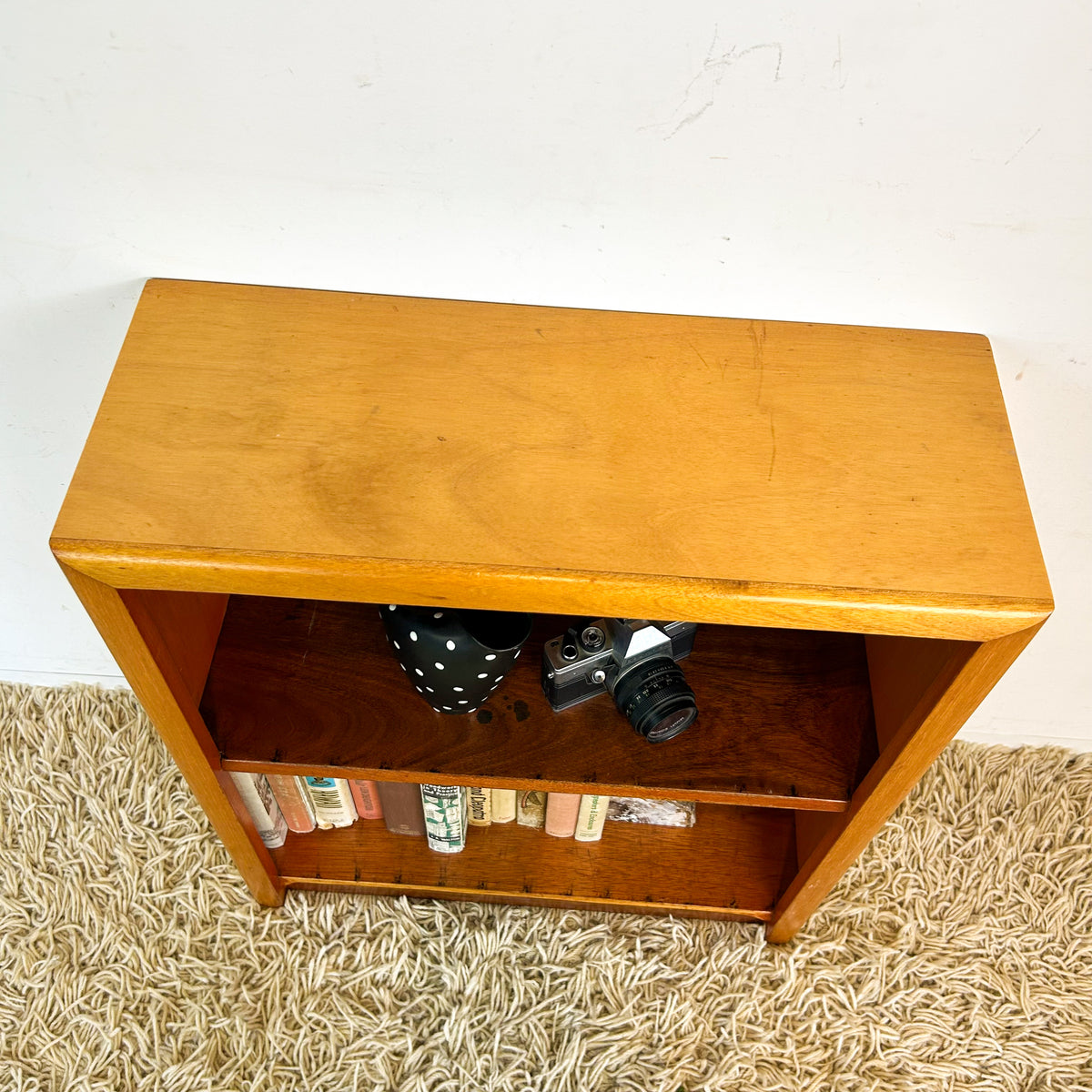 SMALL WOODEN BOOKCASE