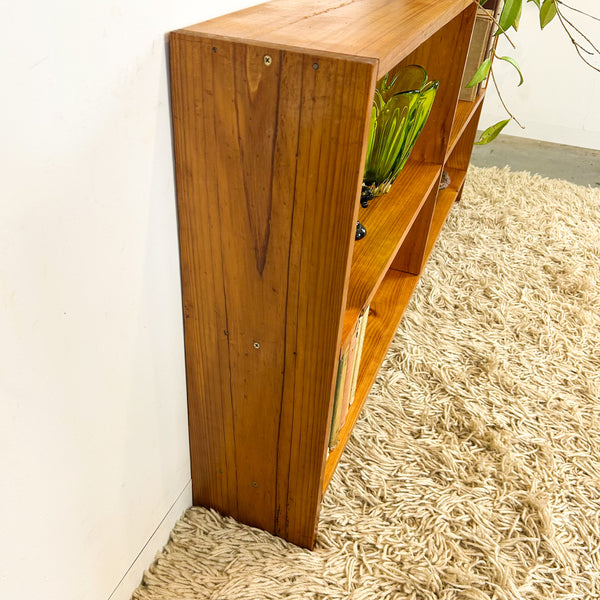 LOW PINE BOOKCASE