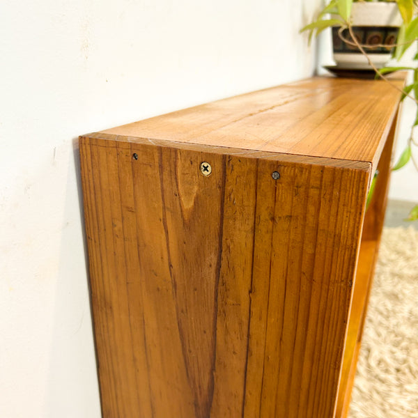 LOW PINE BOOKCASE