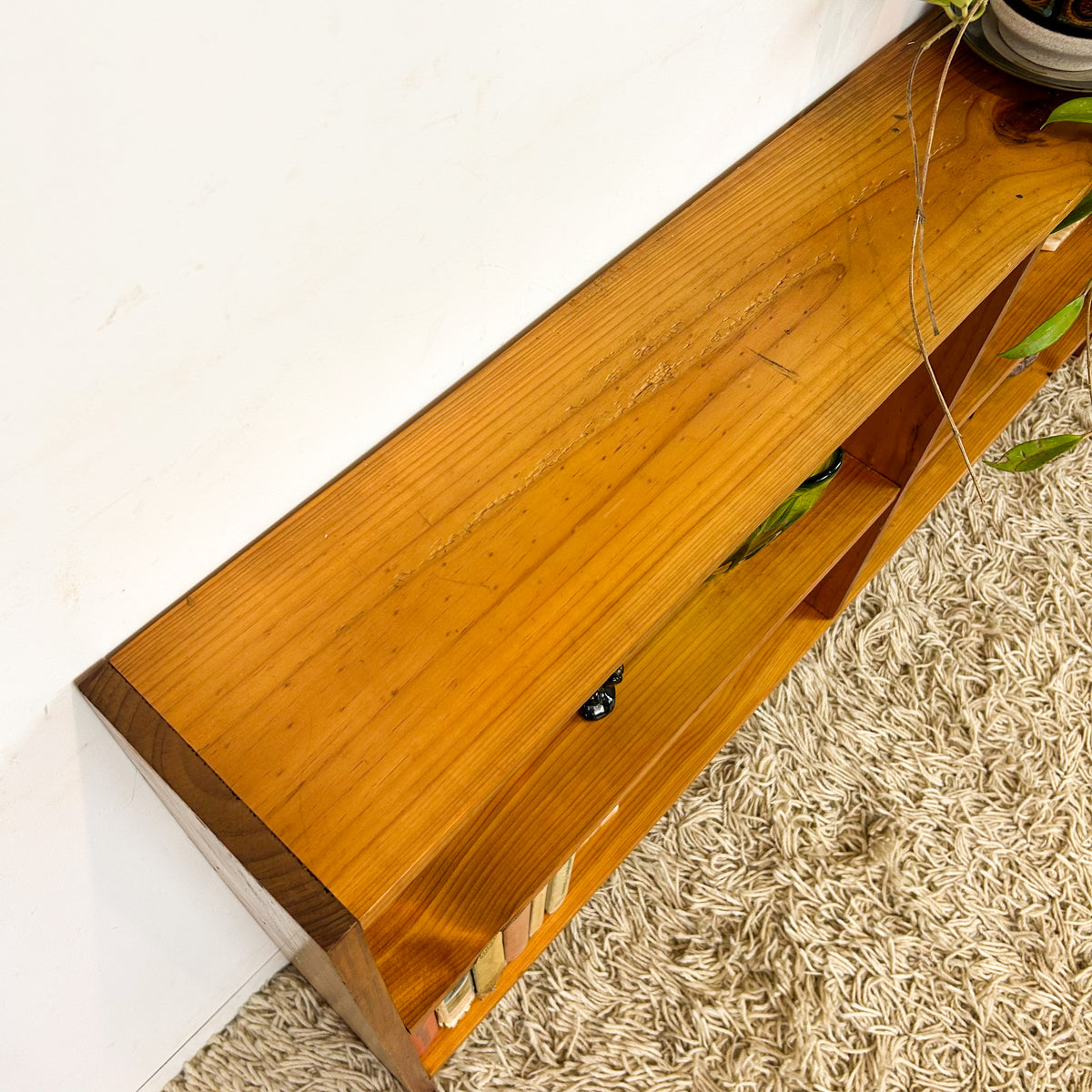 LOW PINE BOOKCASE - HEY JUDE WORKSHOP • Vintage furniture & objects Melbourne