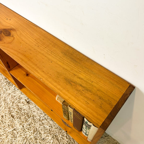LOW PINE BOOKCASE