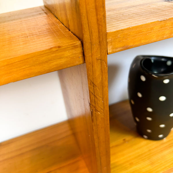 LOW PINE BOOKCASE
