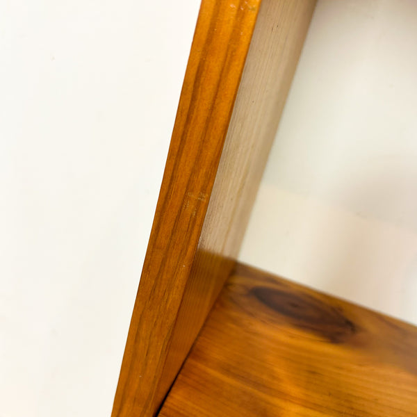LOW PINE BOOKCASE