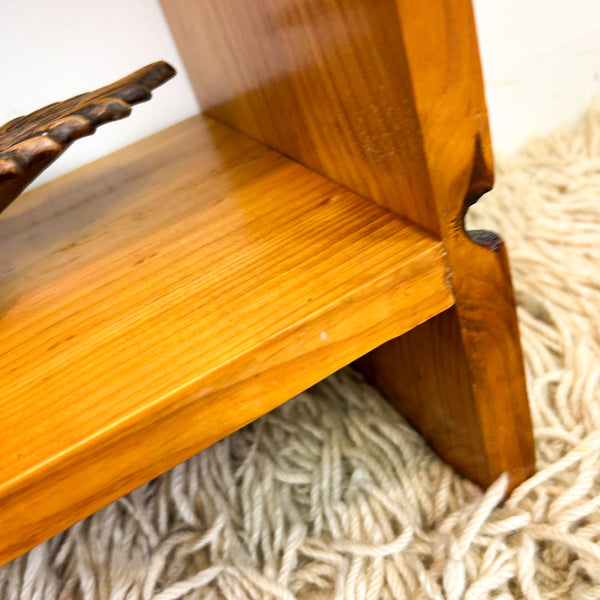 LOW PINE BOOKCASE