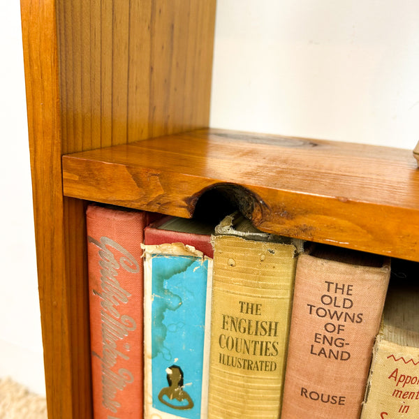 LOW PINE BOOKCASE