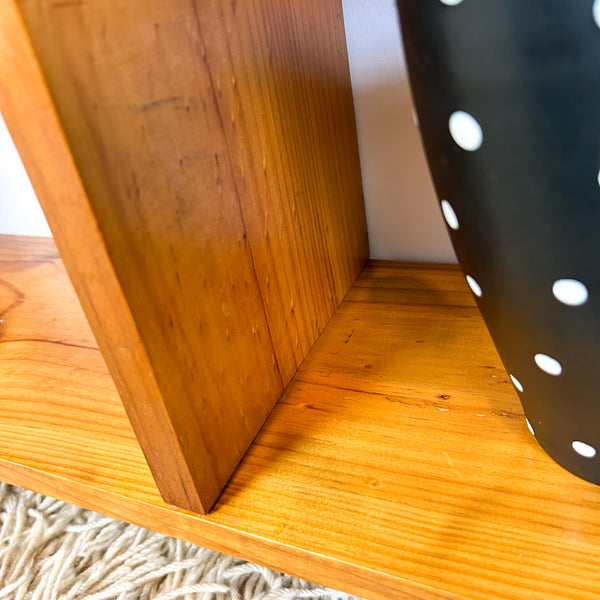 LOW PINE BOOKCASE