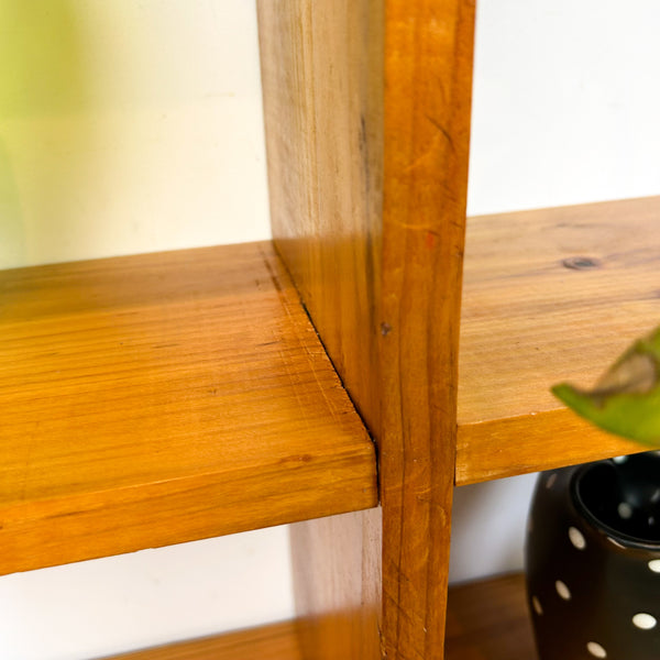 LOW PINE BOOKCASE