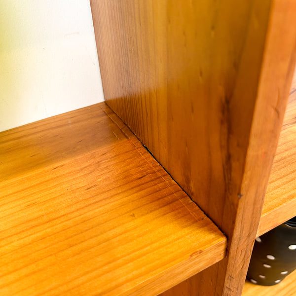 LOW PINE BOOKCASE