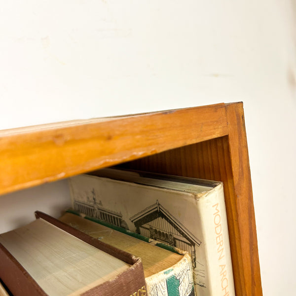 LOW PINE BOOKCASE