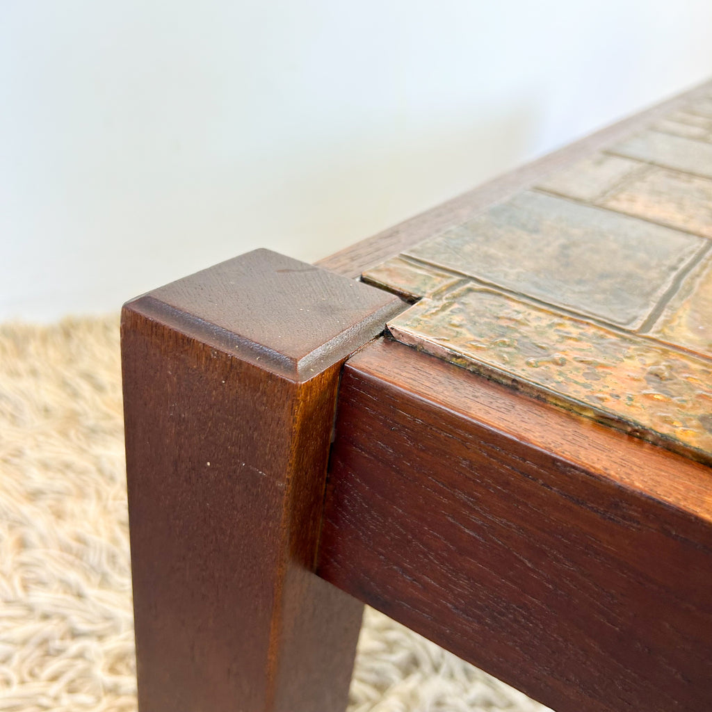 COPPER TOP COFFEE TABLE