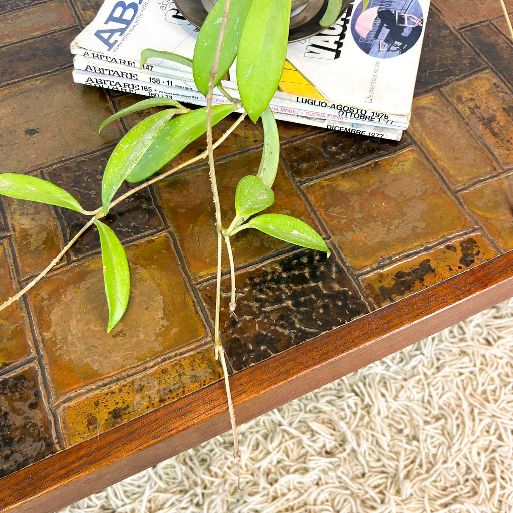 COPPER TOP COFFEE TABLE