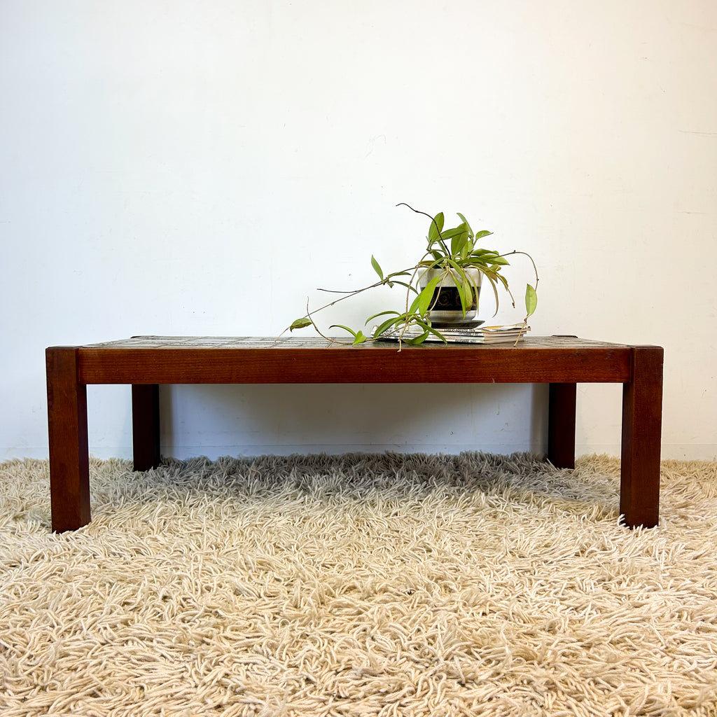 COPPER TOP COFFEE TABLE