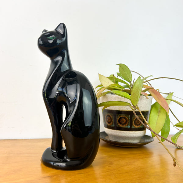 BLACK CERAMIC CAT