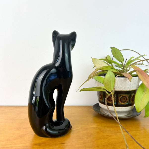 BLACK CERAMIC CAT