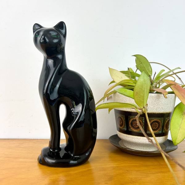 BLACK CERAMIC CAT