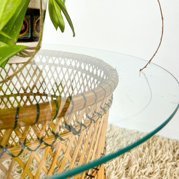 CANE COFFEE TABLE