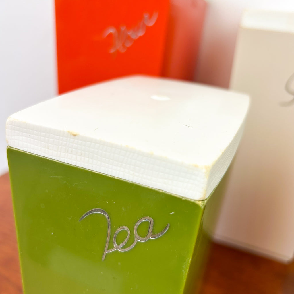 CAPRI PLASTIC CANISTER SET - HEY JUDE WORKSHOP • Vintage furniture & objects Melbourne