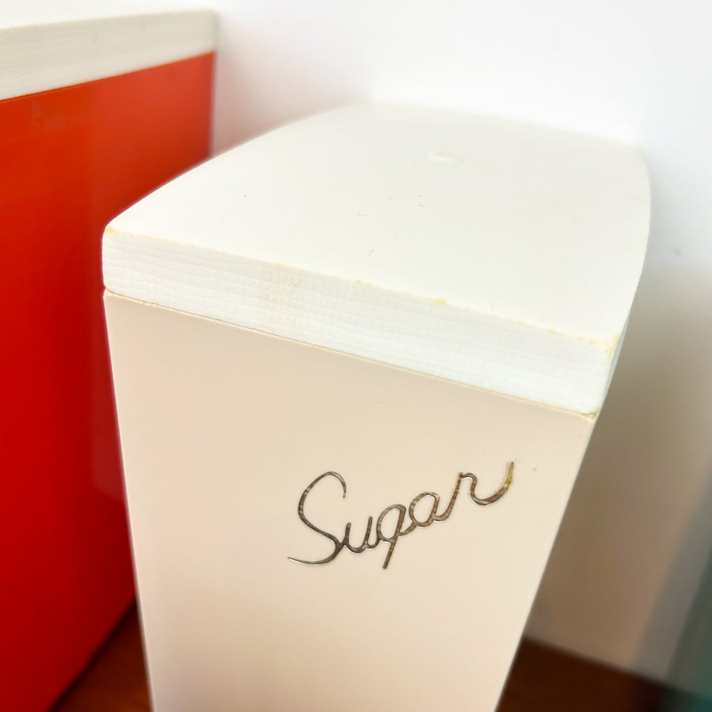 CAPRI PLASTIC CANISTER SET - HEY JUDE WORKSHOP • Vintage furniture & objects Melbourne