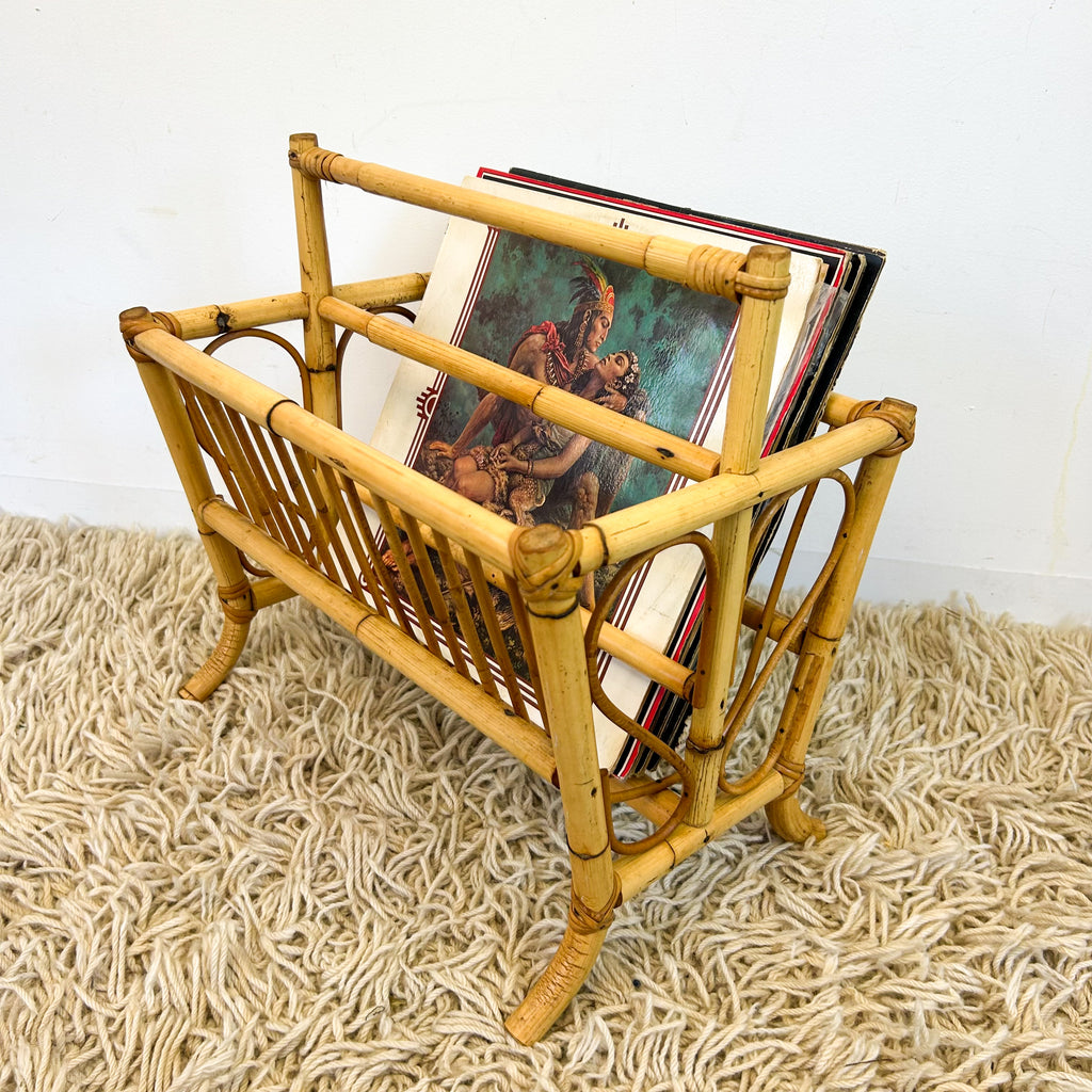 CANE MAGAZINE RACK - HEY JUDE WORKSHOP • Vintage furniture & objects Melbourne