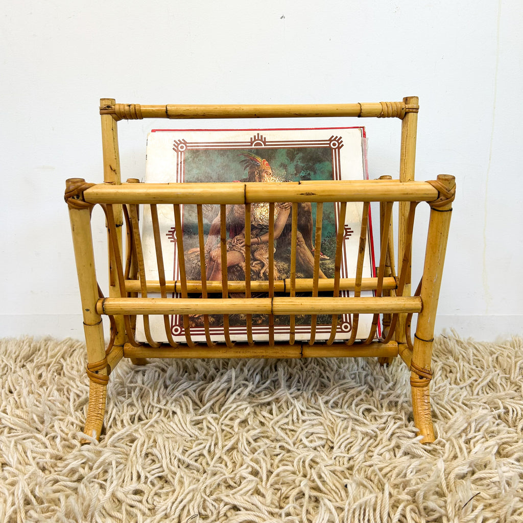 CANE MAGAZINE RACK - HEY JUDE WORKSHOP • Vintage furniture & objects Melbourne
