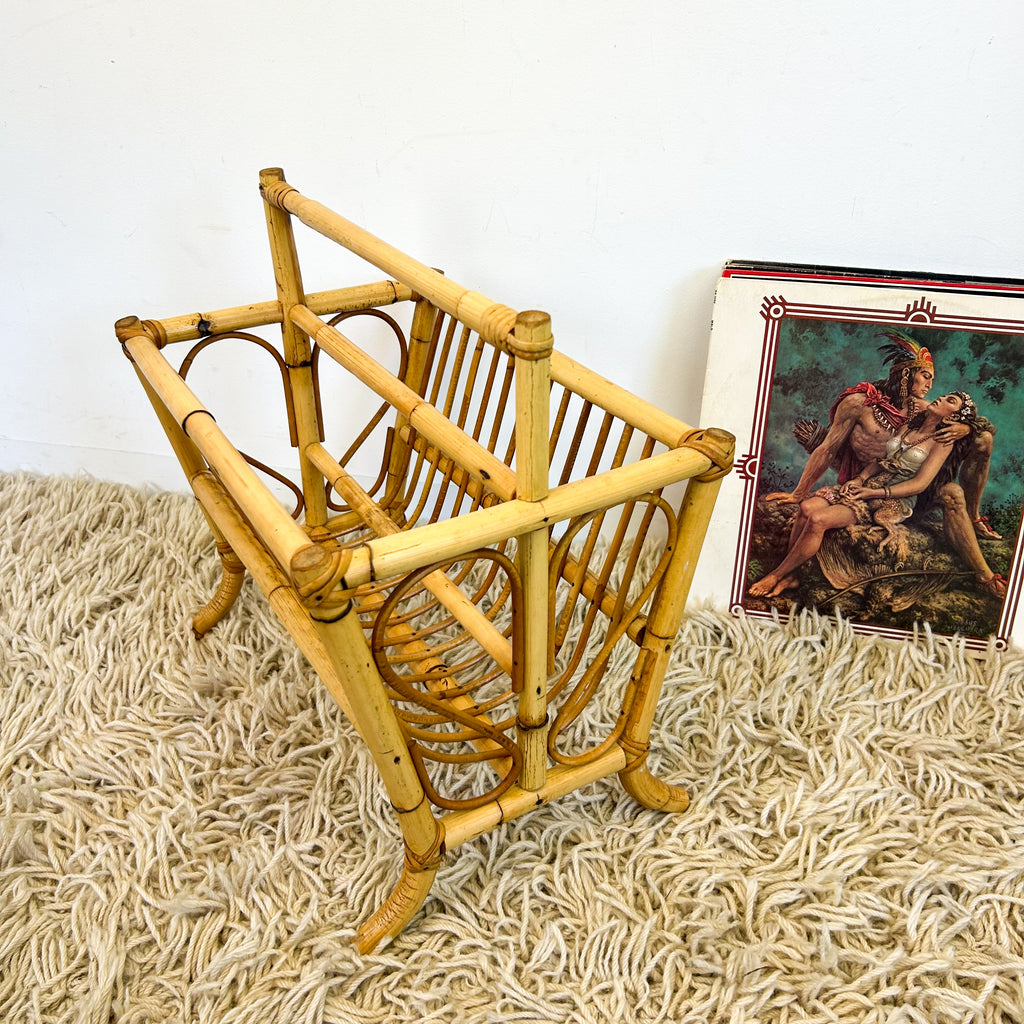 CANE MAGAZINE RACK - HEY JUDE WORKSHOP • Vintage furniture & objects Melbourne