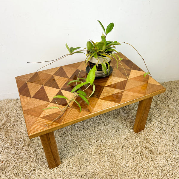 TIMBER INLAID COFFEE TABLE