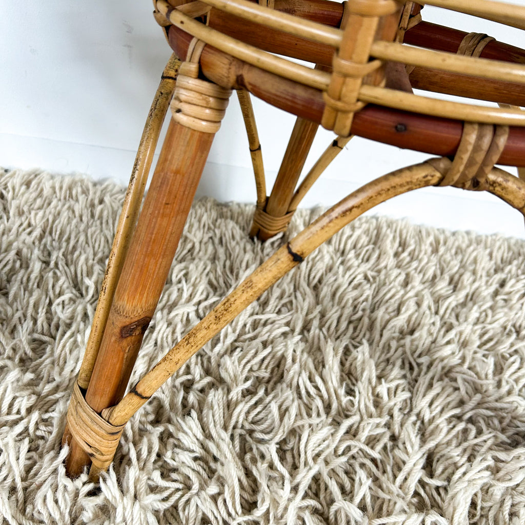 LARGE CANE PLANTER - HEY JUDE WORKSHOP • Vintage furniture & objects Melbourne