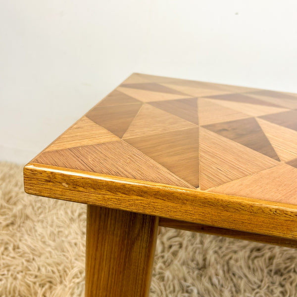 TIMBER INLAID COFFEE TABLE