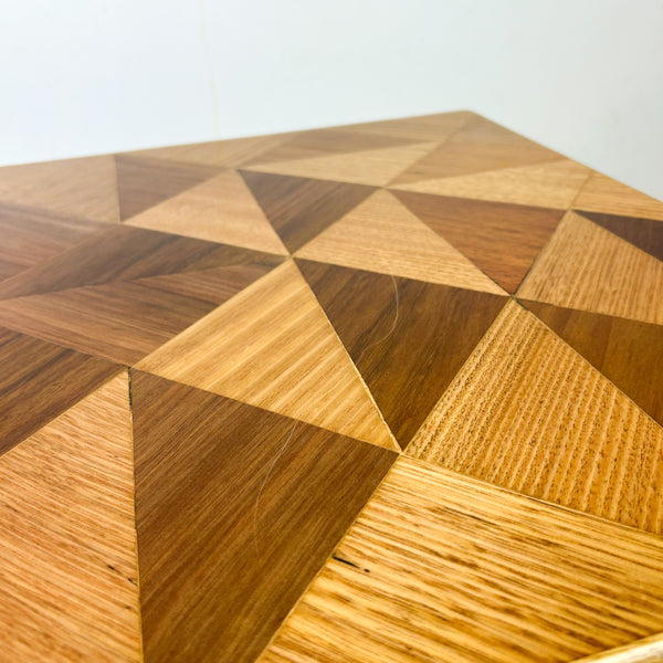 TIMBER INLAID COFFEE TABLE