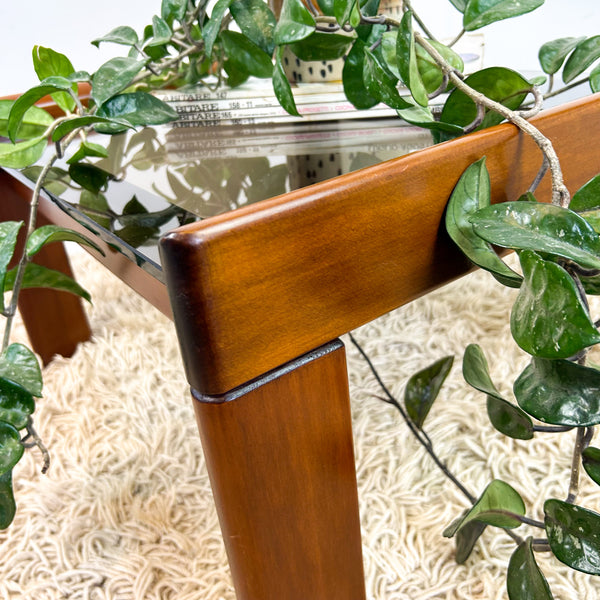 SMOKY GLASS COFFEE TABLE