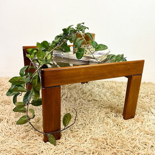 SMOKY GLASS COFFEE TABLE