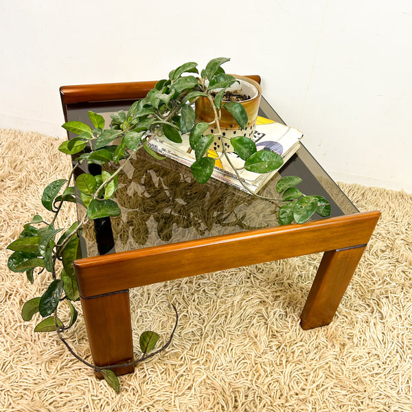 SMOKY GLASS COFFEE TABLE
