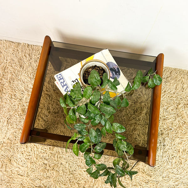 SMOKY GLASS COFFEE TABLE