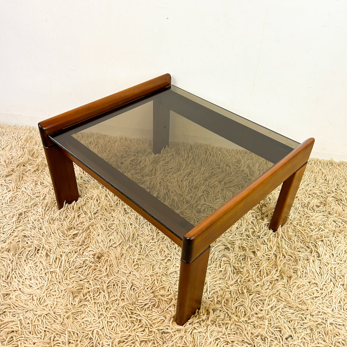 SMOKY GLASS COFFEE TABLE - HEY JUDE WORKSHOP • Vintage furniture & objects Melbourne