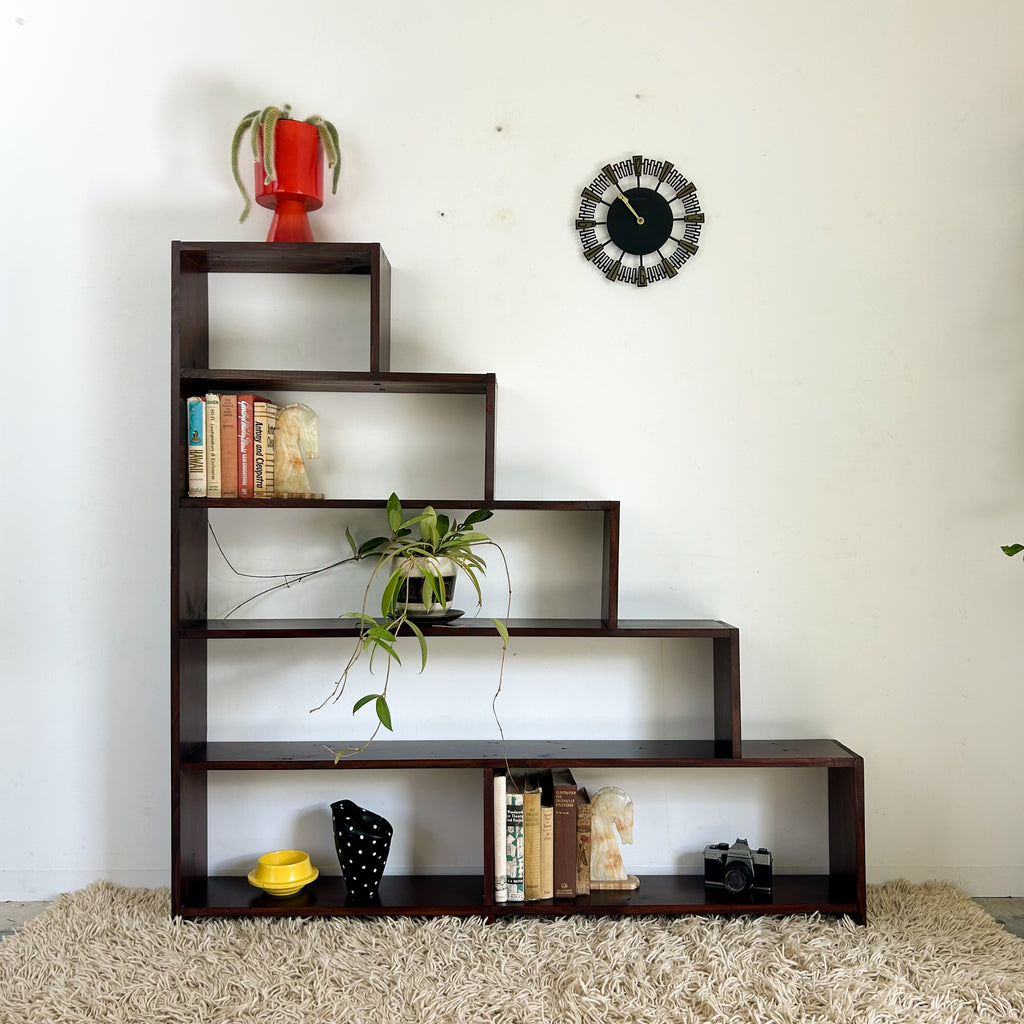 LARGE STEPPED BOOKCASE - HEY JUDE WORKSHOP • Vintage furniture & objects Melbourne