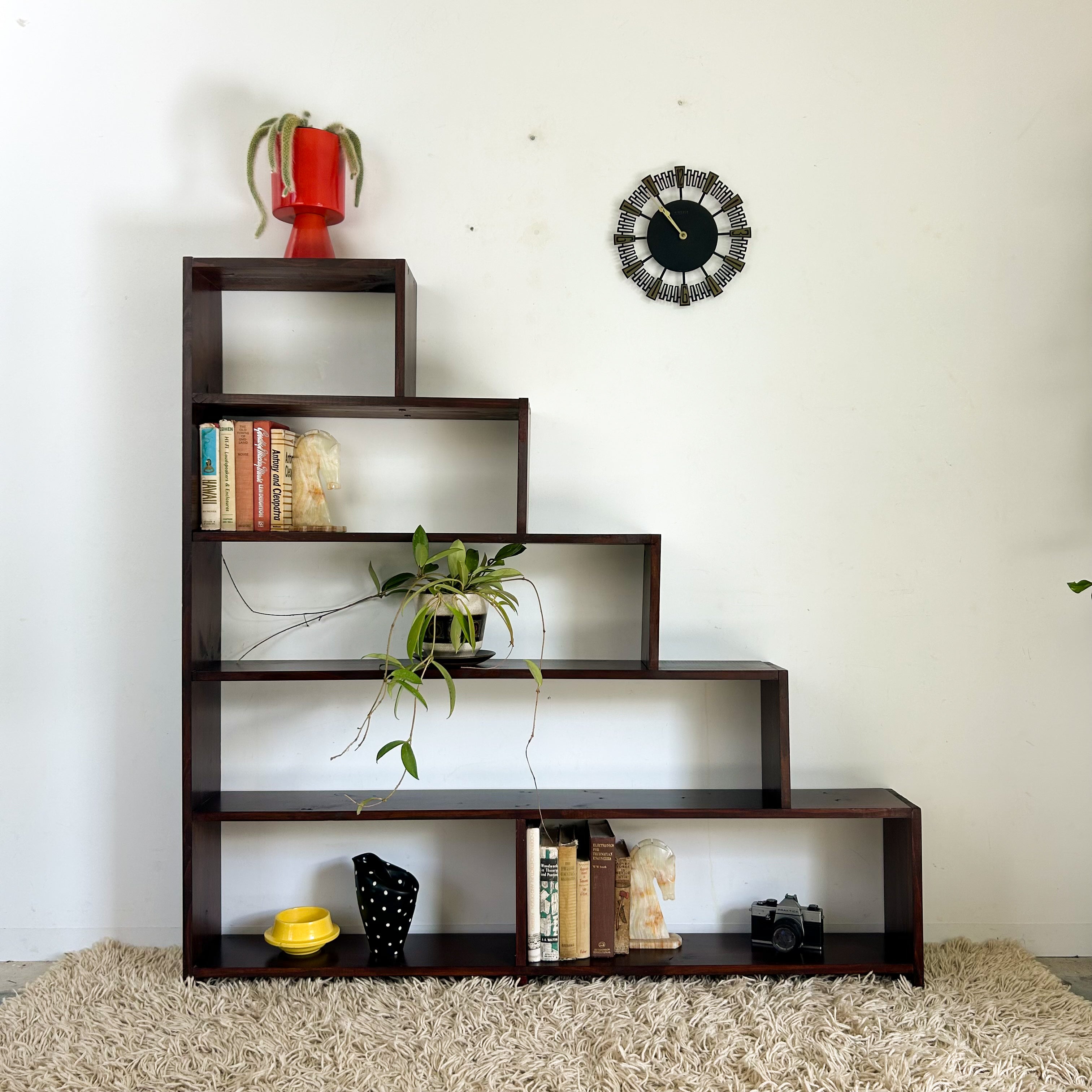 LARGE STEPPED BOOKCASE - HEY JUDE WORKSHOP • Vintage furniture & objects Melbourne