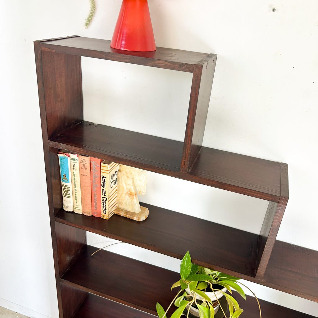 LARGE STEPPED BOOKCASE - HEY JUDE WORKSHOP • Vintage furniture & objects Melbourne