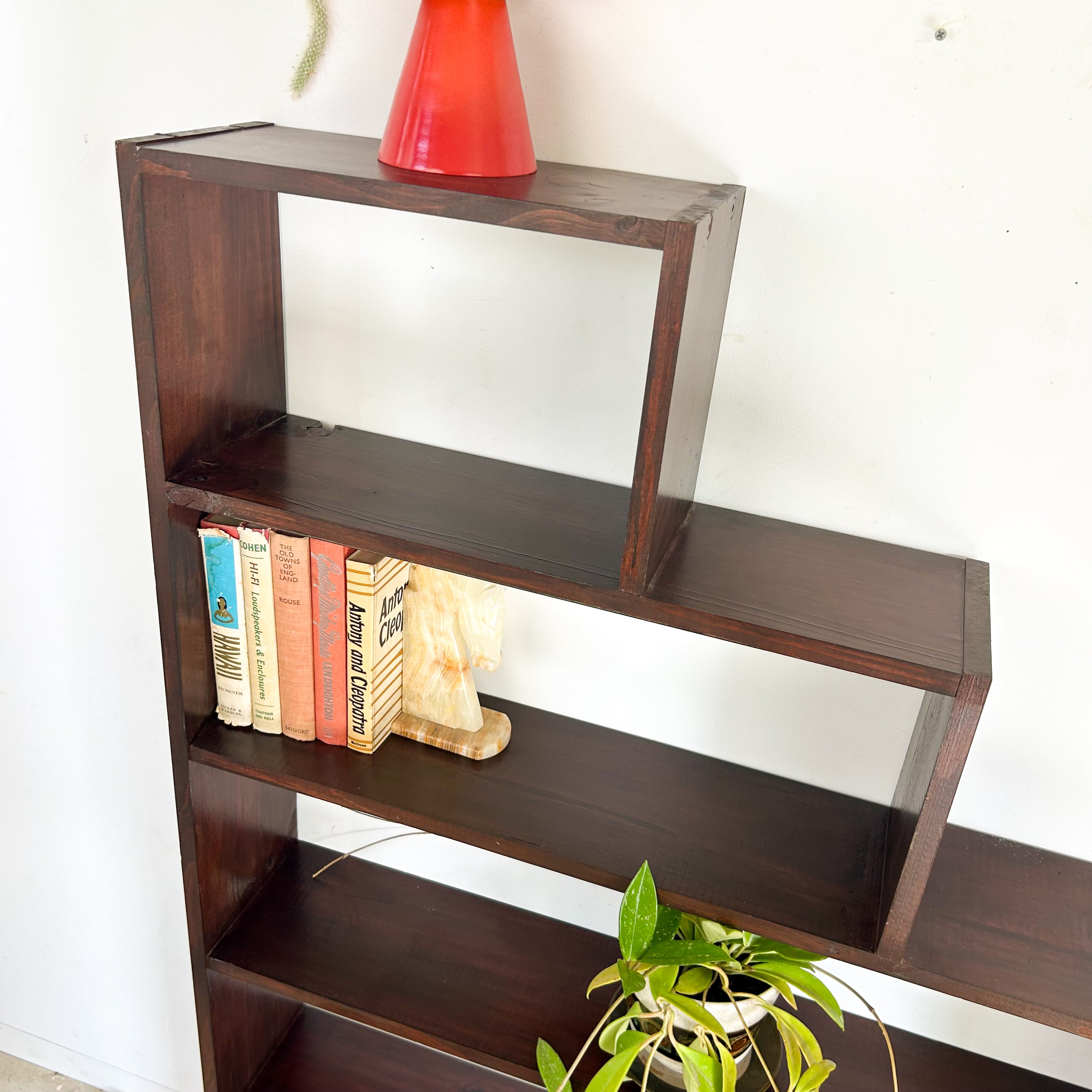 LARGE STEPPED BOOKCASE - HEY JUDE WORKSHOP • Vintage furniture & objects Melbourne