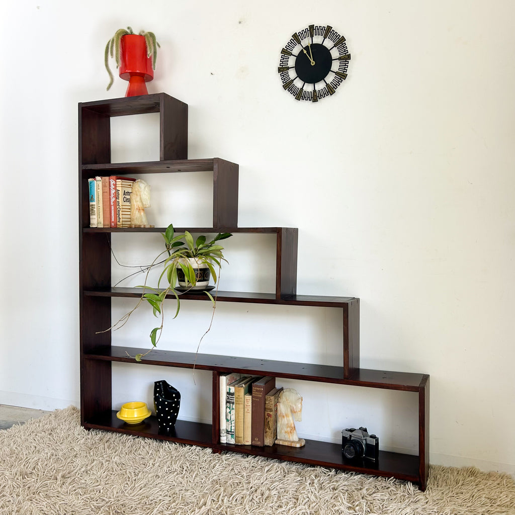 LARGE STEPPED BOOKCASE - HEY JUDE WORKSHOP • Vintage furniture & objects Melbourne