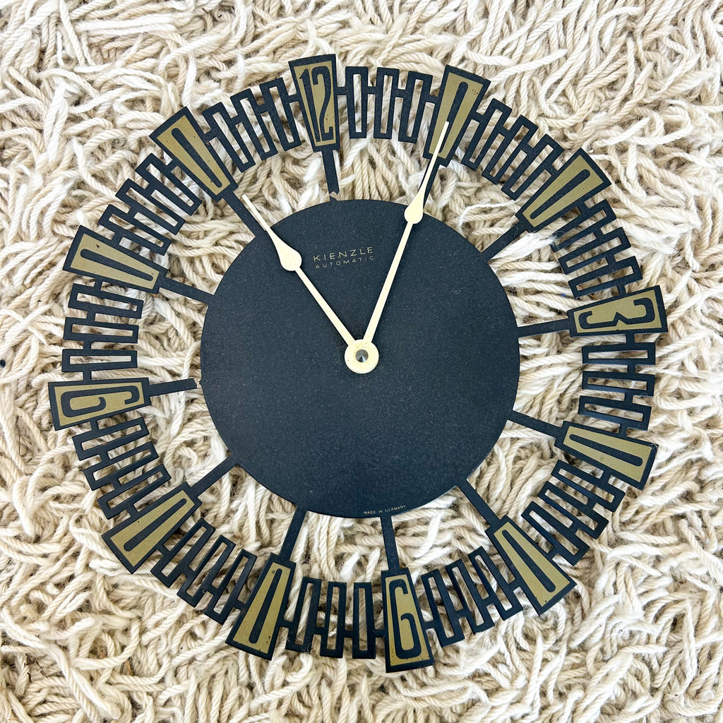 KIENZLE WALL CLOCK - HEY JUDE WORKSHOP • Vintage furniture & objects Melbourne